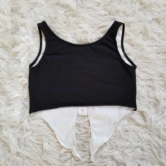 LF Furst Of A Kind Cropped Tie Shirt - Picture 5 of 5